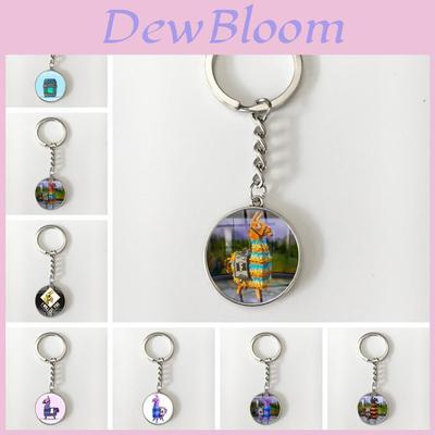 Fortnite Royale Battle Gaming Jewelery Time Gem Key Ring Accessories Keychain
