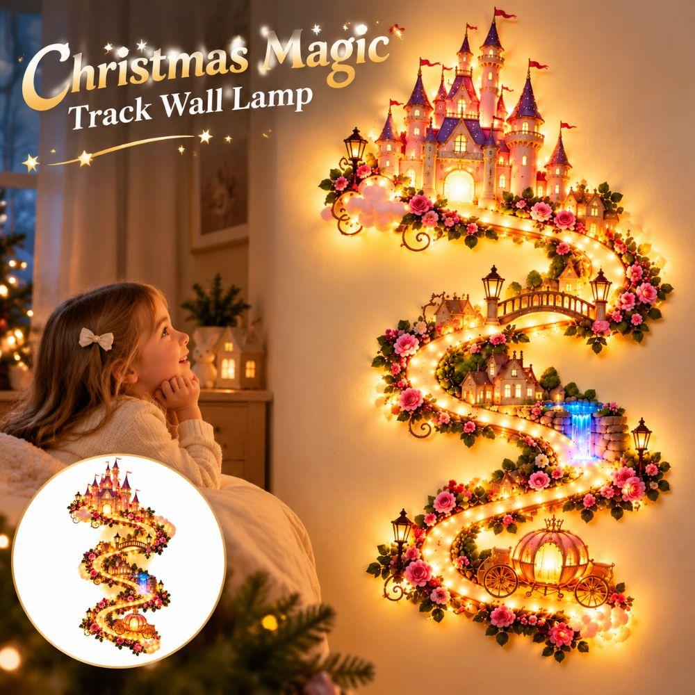 Märchenstil Weihnachts-Wandleuchte Rosenranken-Schienen-Wanddekoration Heim-Innen-Dekor