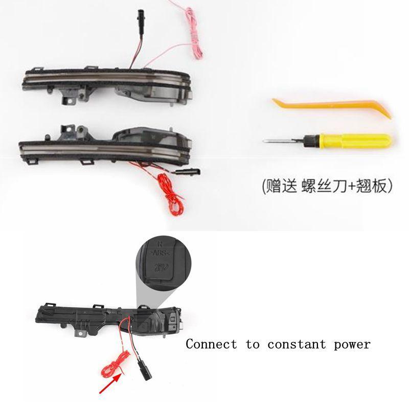 For Lexus ES UX RC F LC LS   ES350 UX200 LC500 LS500 LED Dynamic Turn Signal Light Sequential Side Mirror Indicator Lamp