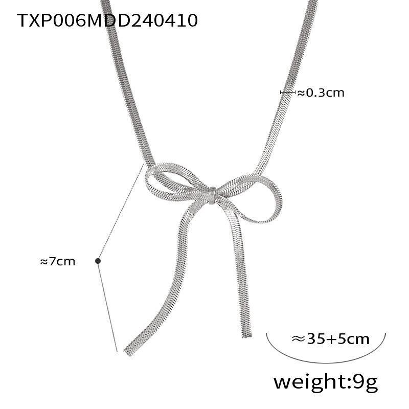 Meier Bowearring Bowknot Jewelry - Niche Metal, Instagram-style Design Jewelry Set