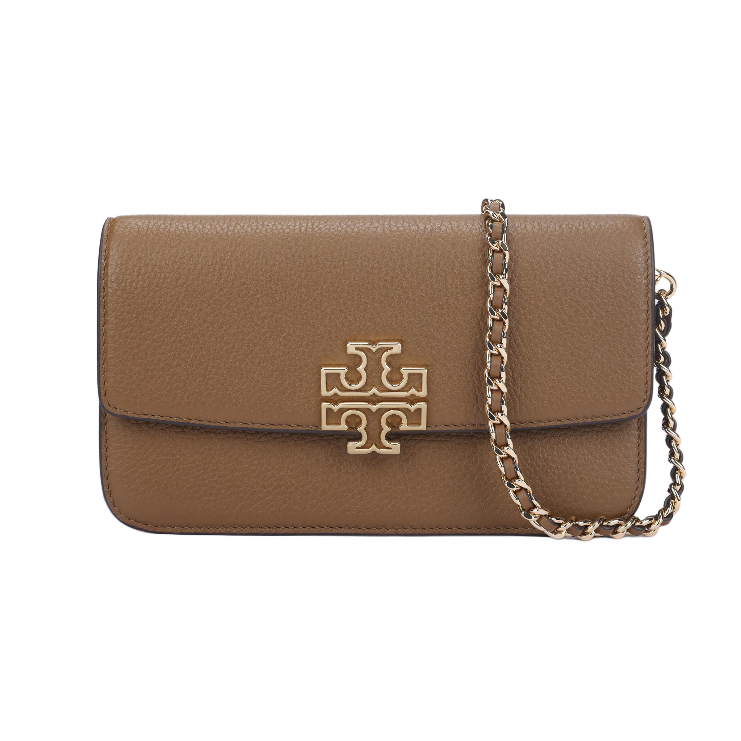 

Tory Burch Logo Leather Crossbody Shoulder Bag Women bags Mellow 141012-909 Shopping Bag Set(Basic Set+Shopping Bag)