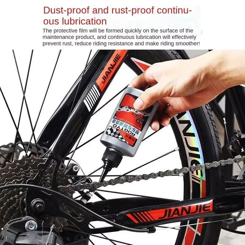 Bicycle Chain Lubricant Oil Road Bike Dry Lube Chain Oil for Fork Flywheel Wear-resistant Cycling Accessories Chain Oiler 1/2Pcs