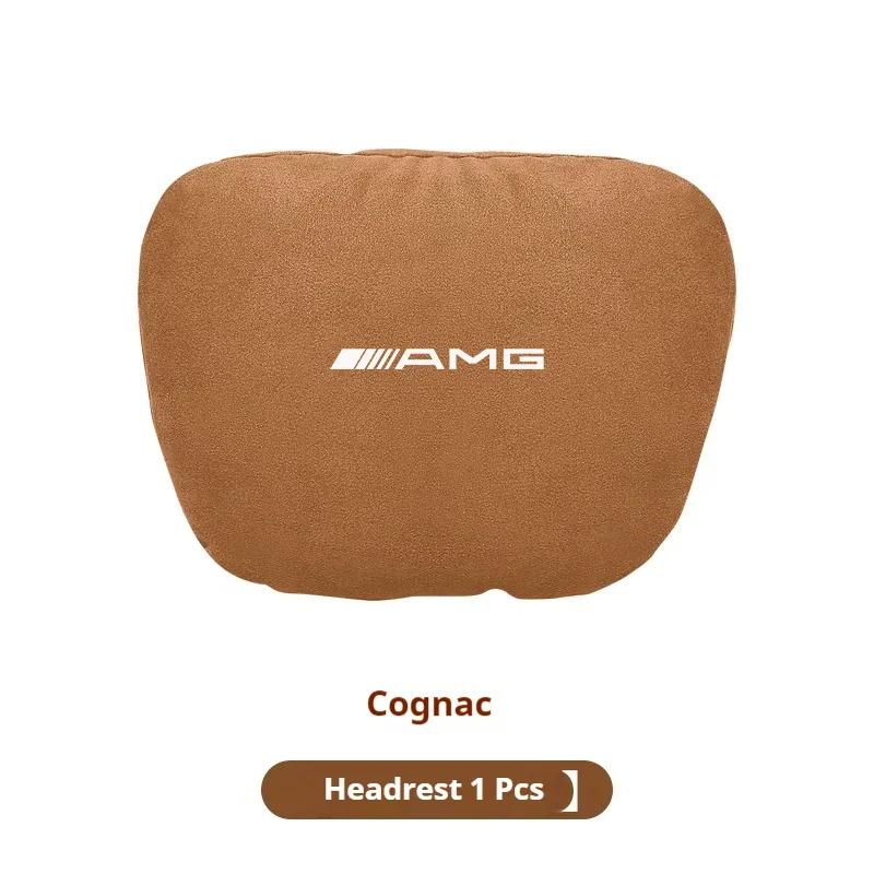 Naklejka Samochodowa Poduszka Podpierająca Kark i Lędźwie na Zagłówek Samochodu Dla Mercedes-Benz AMG Klasa A C E S V Sprinter GLC ML SLK