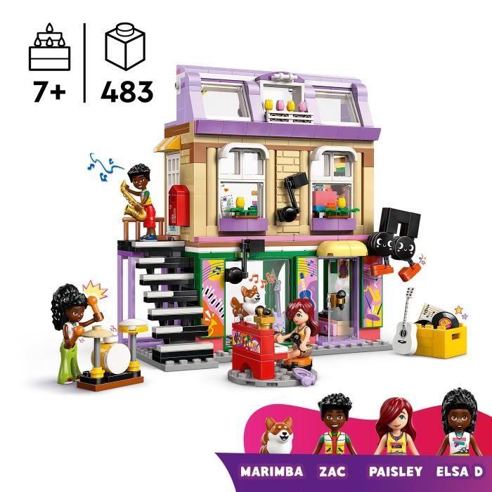 LEGO Friends 42653 Le Magasin De Musique Et l’Appartement -dès 7 Ans