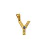 26 Letter Pendant Necklace 18K Pendant Series Ring Gold Color Independent Station Necklace Accessories Jewelry