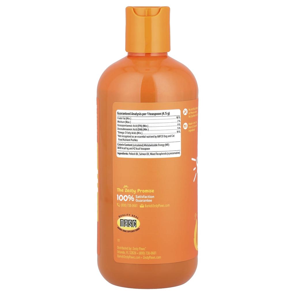 Wild Alaskan Salmon Oil Formula, For Dogs and Cats, All Ages, 473 Ml (16 Fl Oz)