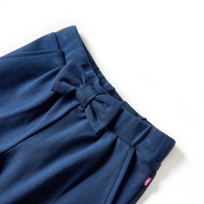 Pantalon à jambes larges pour enfants bleu marine 92/104/116/128/140