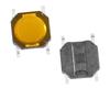 4x4 Flat Cap SMD Tactile Switch, 0.8mm Membrane