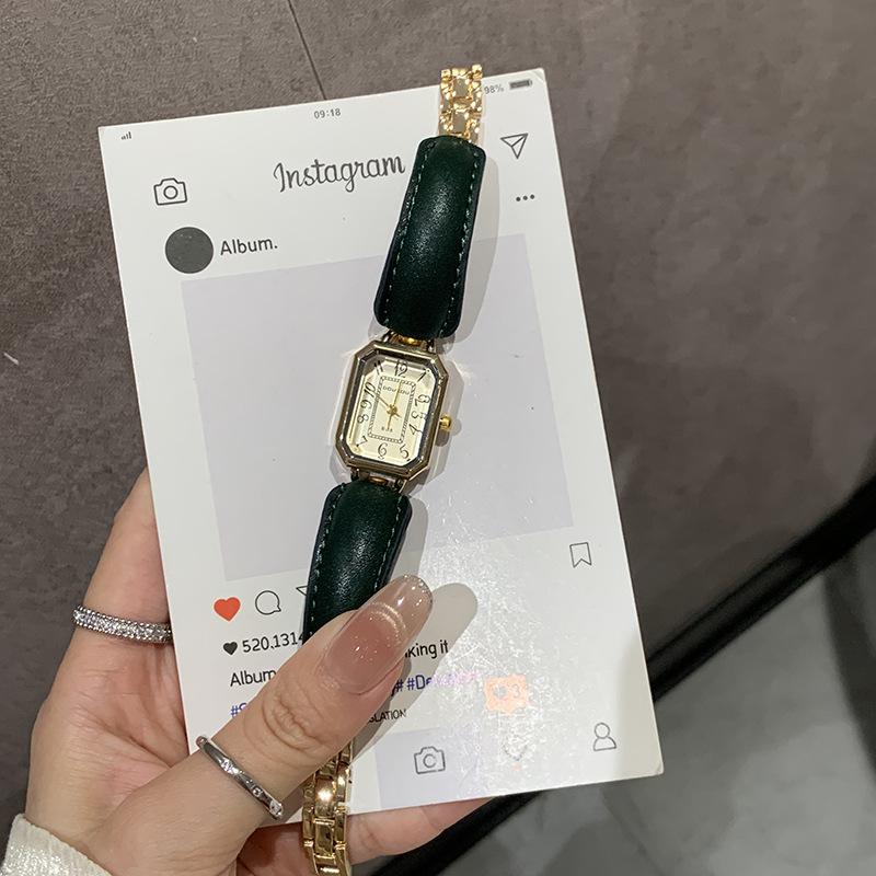 

French Niche Light Luxury Square Belt Bracelet Watch Xiaoxiangfeng Women S Watch Exquisite