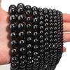 4 6 8 10 12mm Natürliche Schwarze Hämatit Steinperlen Rund Magnetisch Lose Perlen Für DIY Schmuckherstellung Armband Halskette Zubehör