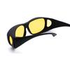 Yellow lens large frame anti blue light goggles increase clarity and are suitable for protecting eyes when looking at screens