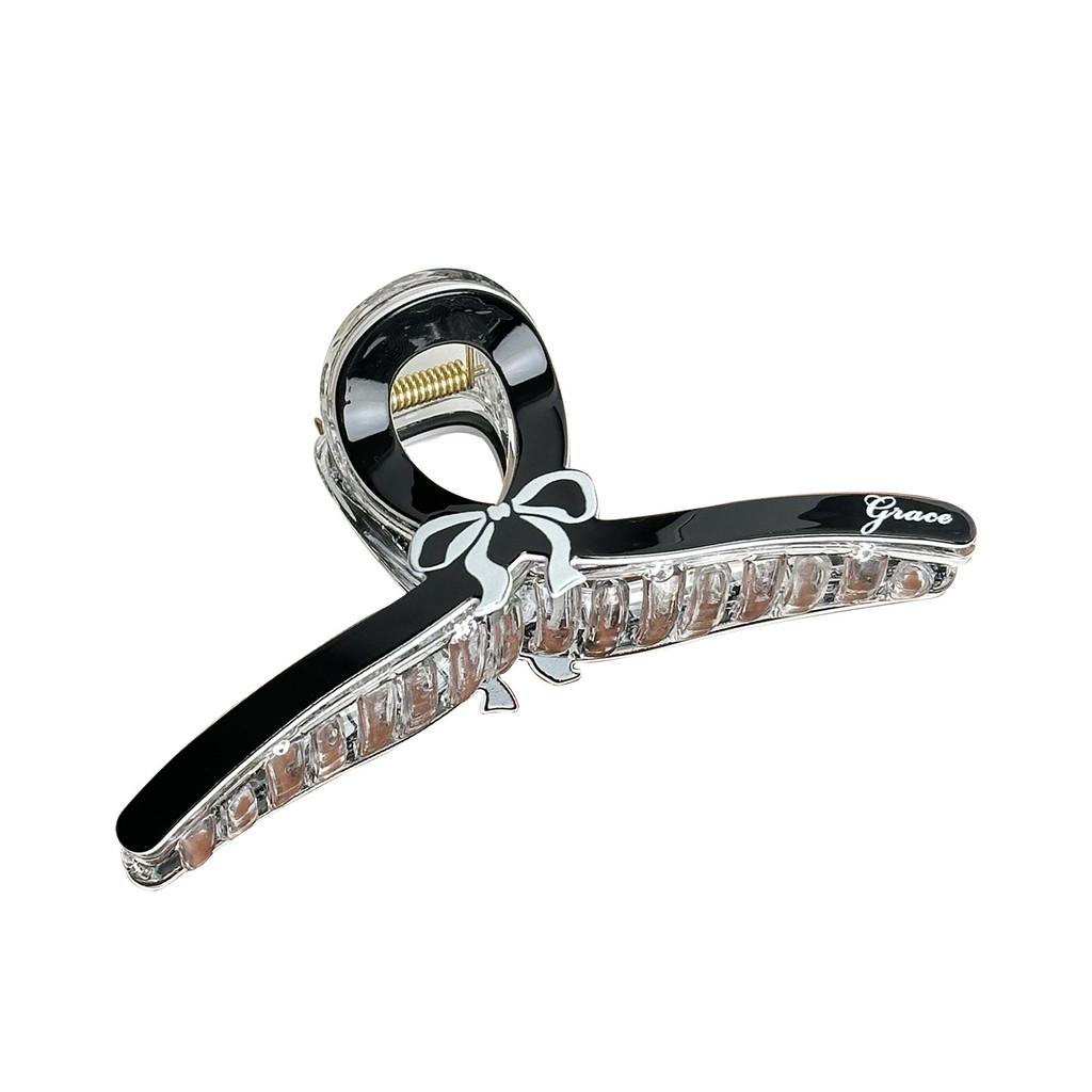 Elegante Haarspange mit Schleife im koreanischen Stil mit hochwertiger Haptik für stilvolle Damen-Accessoires