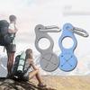 10pcs, Portable Water Bottle Hook, Suitable for Outdoor Travel, Hiking, Water Bottle Towel Key and Other Storage Hooks, Safe and Reliable, Silicone