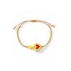 Beaded Crucifix Heart Designs Bracelet Lightweight Alloy Chain Adjustable Wristband Jewelry Gift For Her