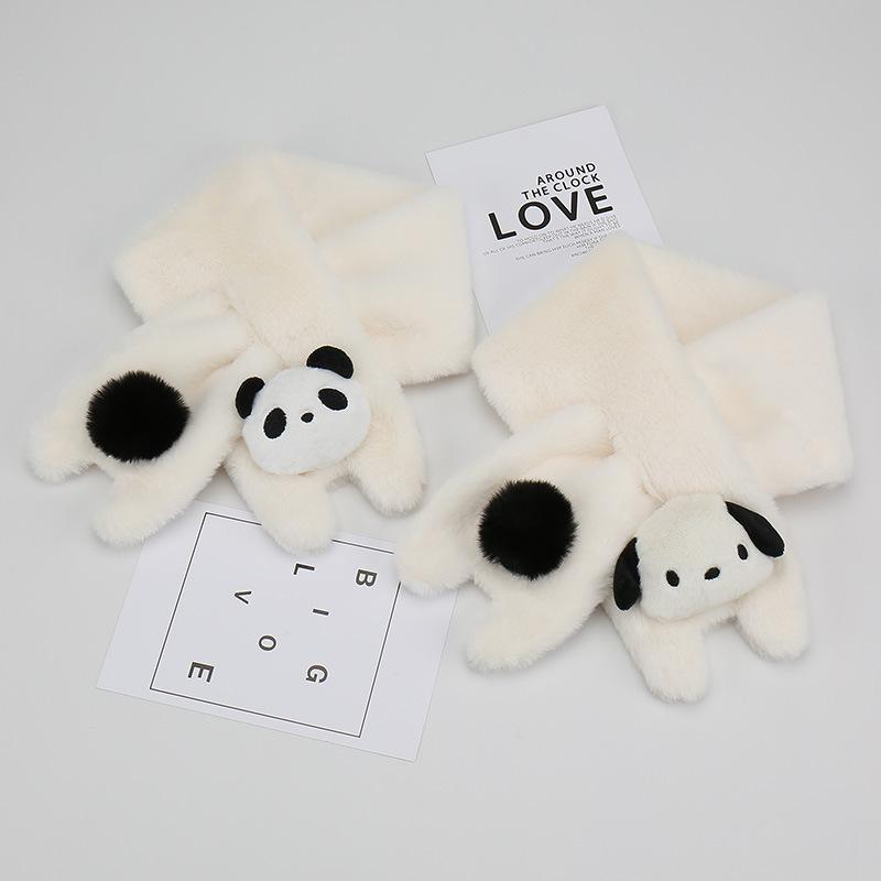 

2023 Autumn-Winter Cute Cartoon Women’s and Girls’ Warm Neck Scarf 85*13 cm