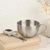 Stainless Steel Coffee Cup Mug Saucer Spoon Heat Resistant Milk Cup Saucer Spoon Kitchen Drink Water Cup Tableware