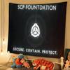 Popular Scp F-Foundation Game Foundation Cartoon Tapestry Art Science Fiction Room Home Decor Wall Hanging Home Decor