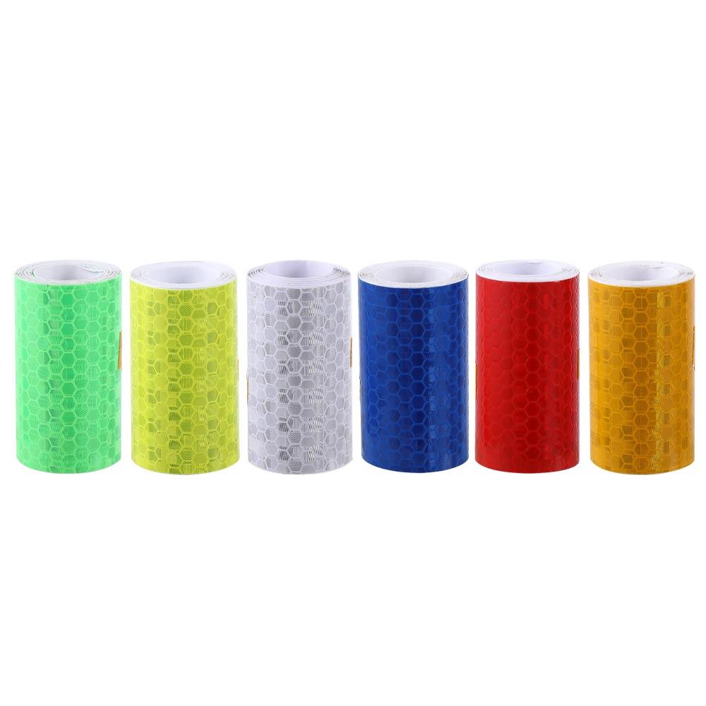 Bike Safety Mark 5*100cm Safety Warning Tape Self Adhesive Reflective Strip Sticker Motorcycle Film