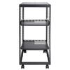 20U Open-Frame Serverrack, 15''-40'' Verstellbare Tiefe, Freistehend oder Wandmontage Netzwerkserverrack, 4-Säulen AV-Rack mit Rollen, Bietet Platz für alles Ihre