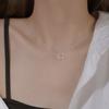 Hollow butterfly necklace women's niche light luxury design pendant fashion pass collarbone chain jewelry wholesale