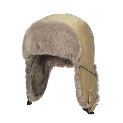 CROOGO Pilot Winter Hat with Ear Badlands Cold Bomber Perfect for Outdoor and Heavy Khaki Cap, Flaps, Warm, Cap, Skiing, Flying, Weather, Windproof,