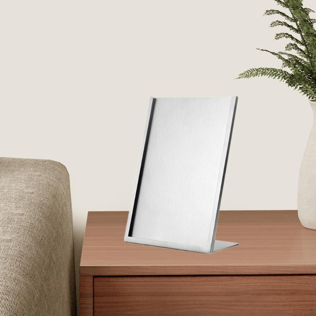 Advertisement Display Stand Price Tag Frame Solid Multifunction L Shaped Menu Picture Holder