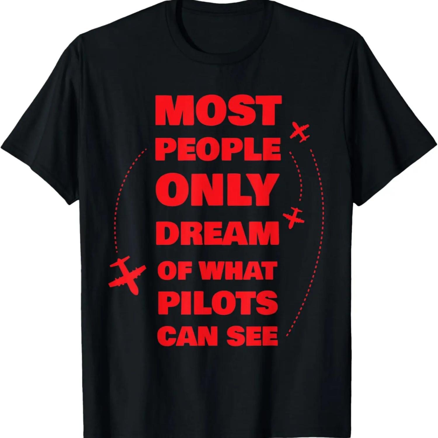 

Novelty Pilot & Co-Pilot Flying Dream Views T-Shirt S чёрный