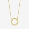 Estelle Official Women's Silver Necklace with Yellow Gold Plated Cubic Zirconia (Product Code: 0772-4341-0019-0000)