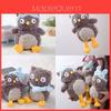 Linda Máscara de Ojos de Dibujos Animados Muñeco de Peluche Búho Almohada de Muñeca Para Niños y Niñas Suave Almohada de Animal Regalo