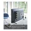Yamazaki Jitsugyo TV Back Carpet Cleaner Stand Black Approx. W20XD7XH32.5cm Smart Quick Removal 4990