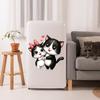 Couple Cat Wall Sticker Living Room Corner Decoration Refrigerator Door Adhesive Vinyl Art Home Decor Removable Peel and Stick