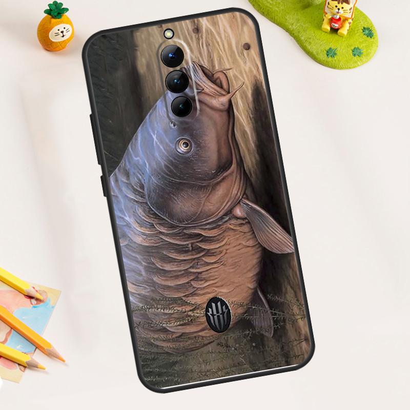 CARP FISH FISHING Case For ZTE Nubia RedMagic 11 9 8 10 Pro Plus 8S 9S 10S Pro 5G 5S 6 7 6S 7S Pro 11 Air Cover