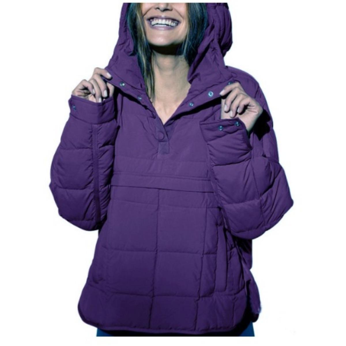 

Женская однотонная хлопковая куртка с капюшоном, свободного кроя, с длинными рукавами, хлопковый пуловер, повседневная, куртка с капюшоном 4XL лаванды фиолетового