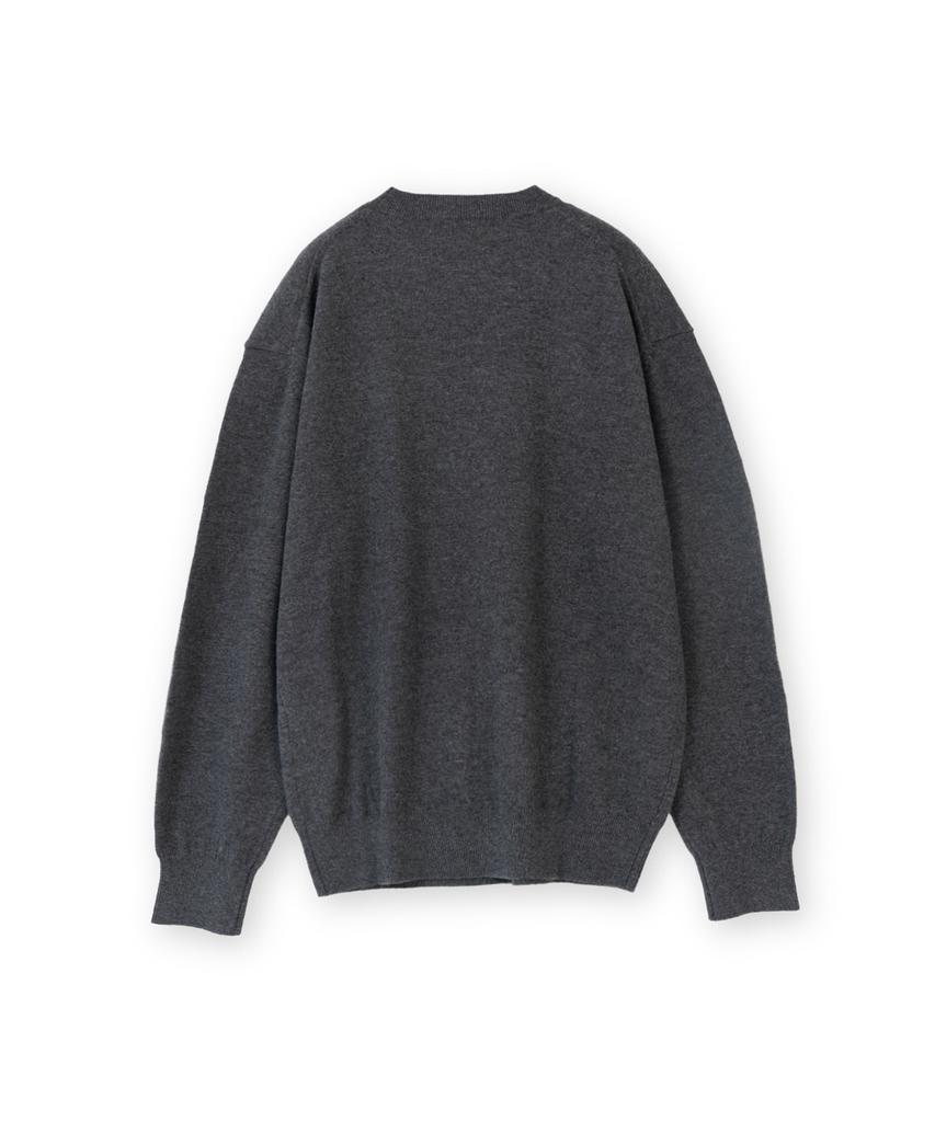 Beulaunyadeu Extra Super Fine Crewneck Knit, Charcoal