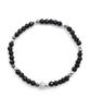 Onyx Vintage Dustball Point Bracelet (PLT-BR-086_BK)