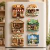 3D Relief Refrigerator Magnet Simulation 3D Refrigerator Stickers  Kitchen Decor