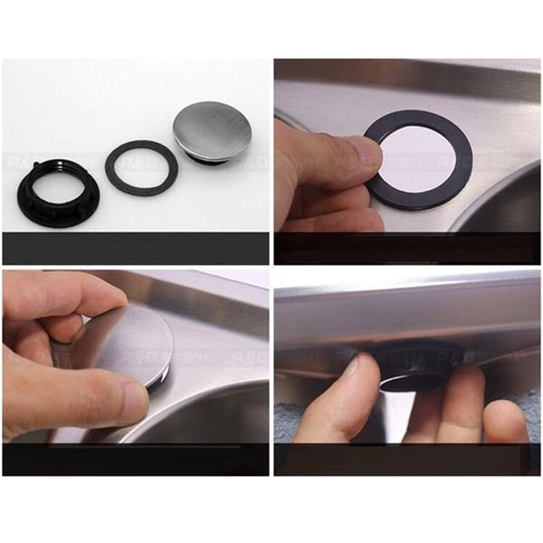 Buy 2PCS Sink Hole Cover 2530mm Hole Durable Universal Easy To Install