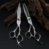 6.0 Inch F3 Jp440C High-Grade Black Brick, Hair Scissors, Hair Scissors, Flat Scissors, Bangs Scissors, Tooth Scissors, Thin