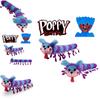 Niedliches 60 cm großes Poppy Playtime Pj Pug A Pillar Plüschtier – eine weiche, kuschelige Raupe für Kinder