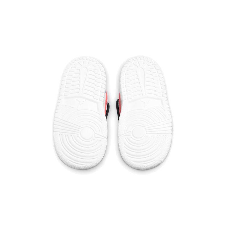 Air Jordan 1 Low TD Funky Patterns Baby Sneakers White Black Light-Fusion-Red DH5928-006