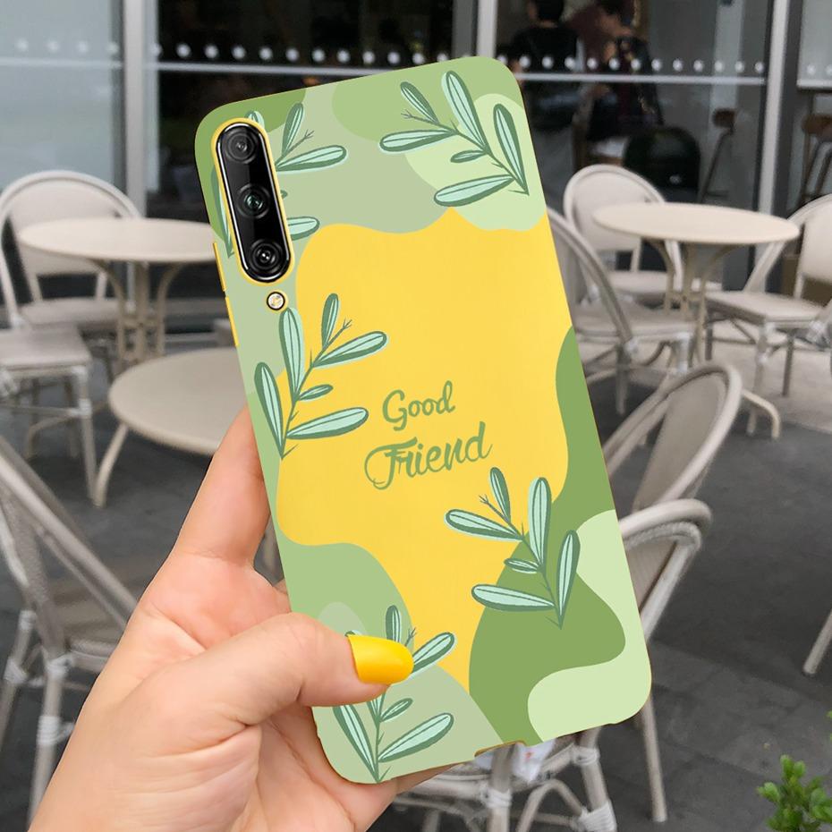 For Huawei Y9s Case Lovey Pattern Macaroon Silicone Soft TPU Back Cover For Huawei Y9S Y 9s SKT-L21 STK-LX3 STK-L22 Phone Cases
