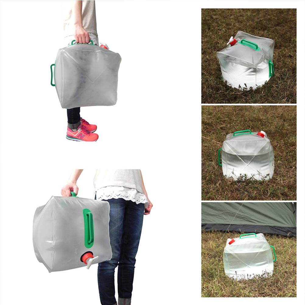 Outdoor Collapsible Water Container Portable Water Carrier Foldable Water Storage Jug for Outdoor Camping Hiking