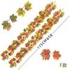 Artificial Maple Vine Decor 1.75m Long With 6-Leaf Cycle Outdoor Garden Festival Party Decoration