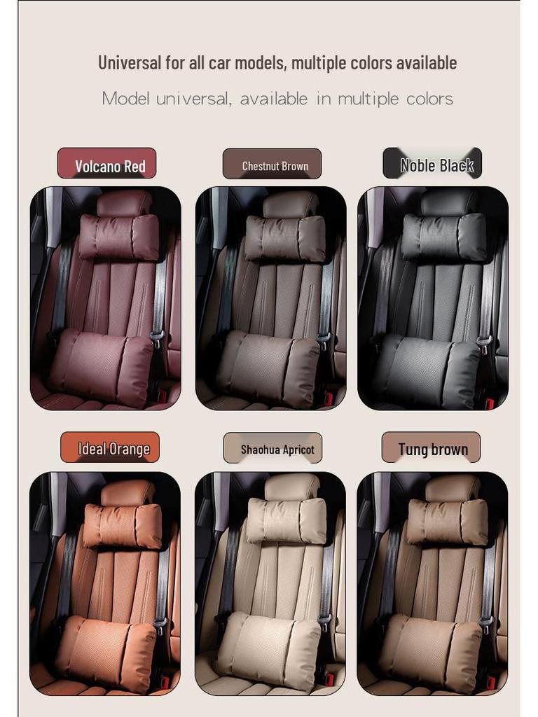Leather Headrest Cover for Buick GL8, Encore Plus, Lingshang E5, Avia, Regal, Lu Zun, Angke Qi, and Century