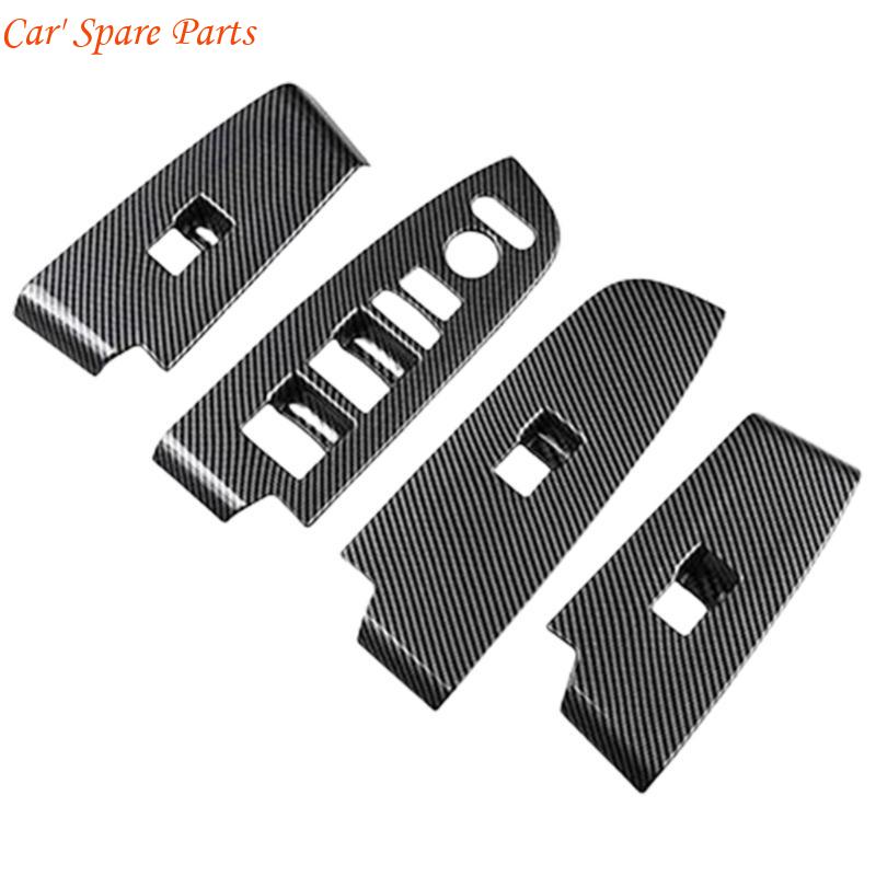

Y4UA 4pcs Window Lift Button Cover Door Armrest Panel for HRV Vezel Easy Installation
