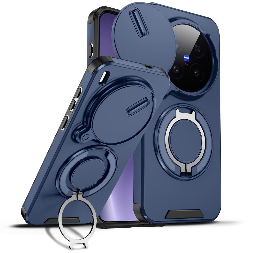 For Vivo X300 Ultra Case Vivo X300 Cover Vivo X300 Pro Magnetic Ring Armor Slide Camera Lens Case Magsafe Wireless Charge Cover