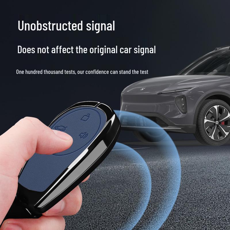 Nio Car Key Case: Anti-Lost Shell for ES7/ET5/ET7/ES6/EC6/ES8 Models - High-End Buckle for Men and Women