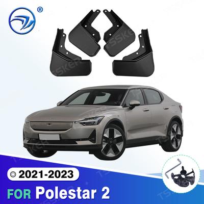 Garde-boue pour Polestar 2 Garde-boue Bavettes Anti-éclaboussures Roues Avant Arrière Garde-boue Accessoires Voiture 4 pièces