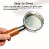 2 Pcs Coffee Filters, 5.1/5.3/5.8cm (2.01/2.09/2.28inch) Espresso Puck Screen Reusable Stainless Steel Barista Coffee Filter Mesh Plate Espresso