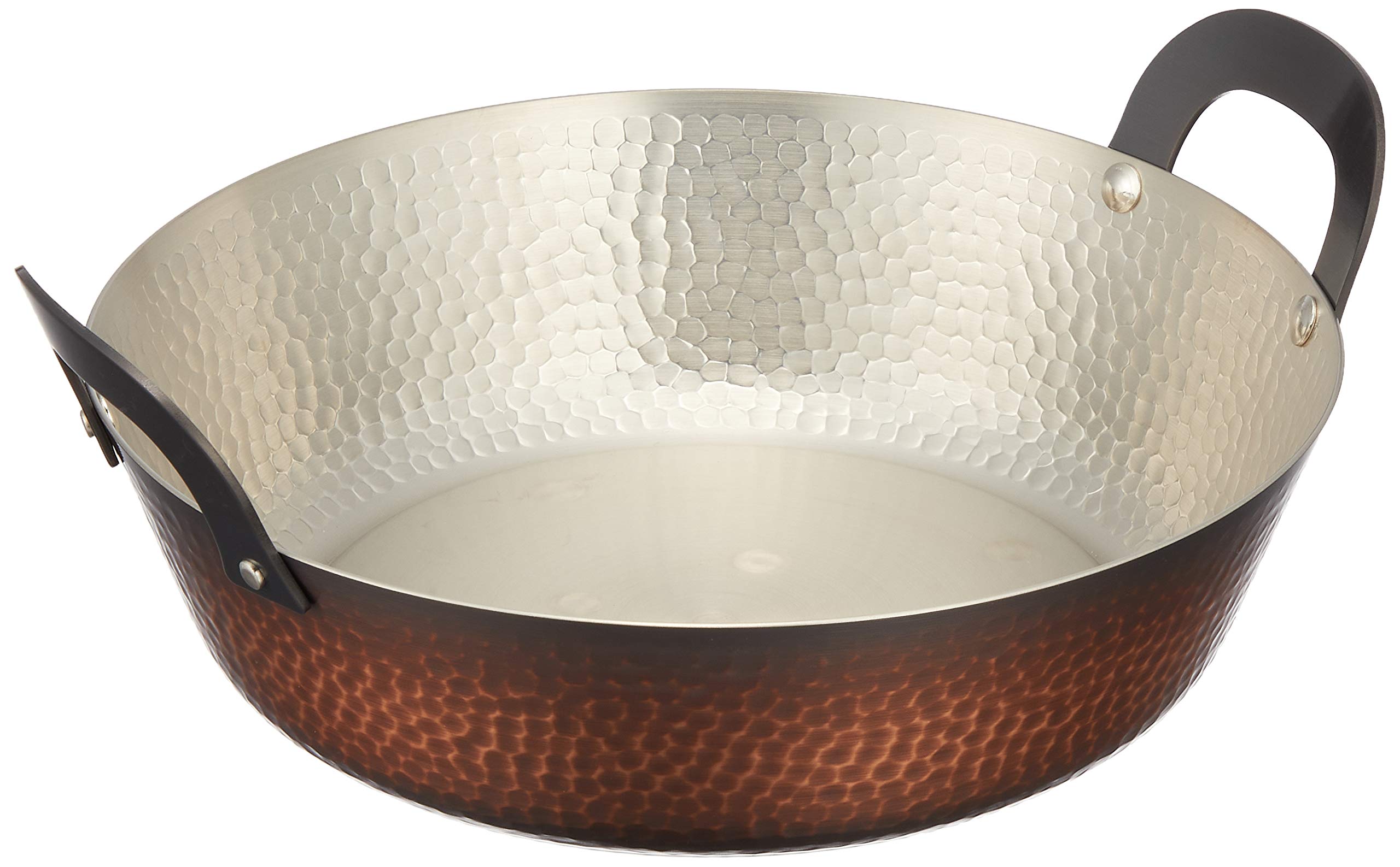 

Shinko Metal 21cm Copper Tempura Induction Mini Tabletop Tempura Pot FS-104IH Pot, Compatible,